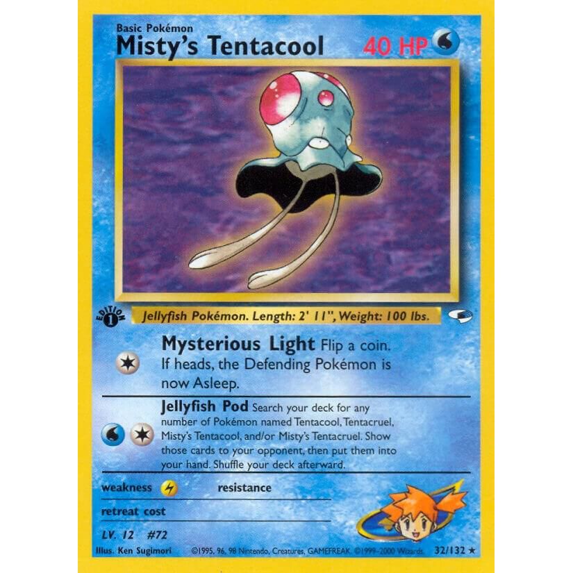 Misty's Tentacool (32) - Gym Heroes (G1)