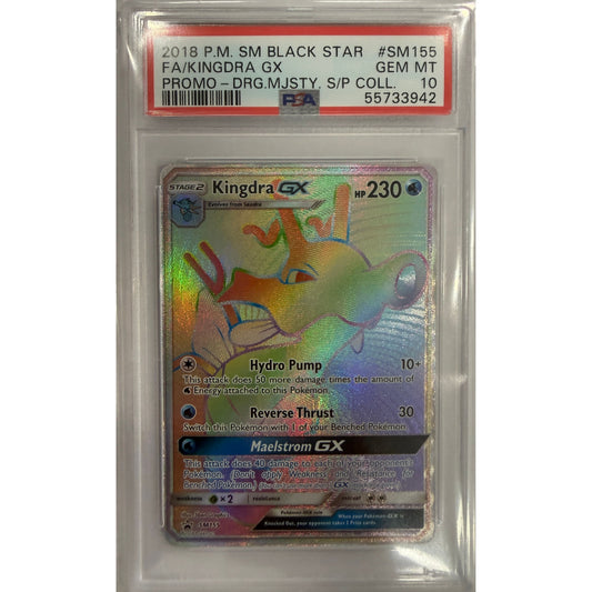 Kingdra GX - SM155 - SM Promos (SMP) - PSA 10