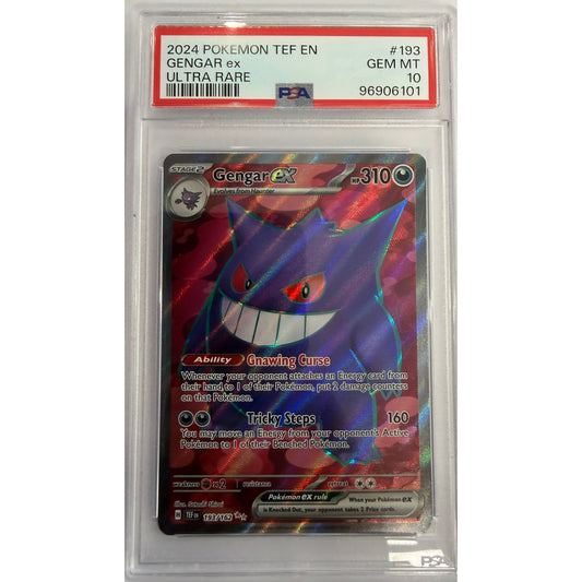 Gengar ex - 193/162 - SV05: Temporal Forces (TEF) - PSA 10