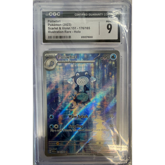 Poliwhirl - 176/165 - SV: Scarlet & Violet 151 (MEW) - CGC 9