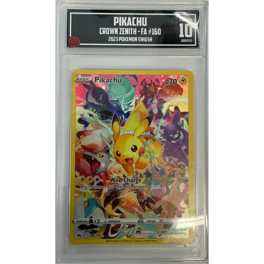 Pikachu (Secret) - Crown Zenith (CRZ) - Grade 10