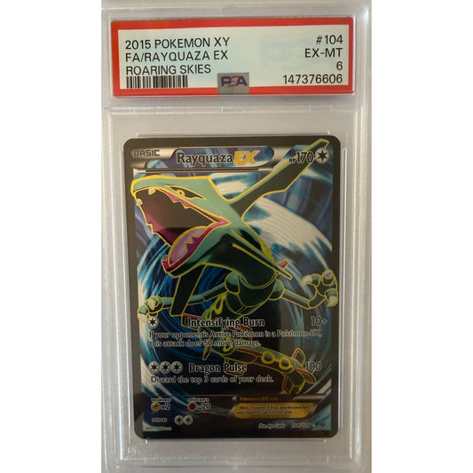 Rayquaza EX (104 Full Art) - XY - Roaring Skies (ROS) - PSA 6