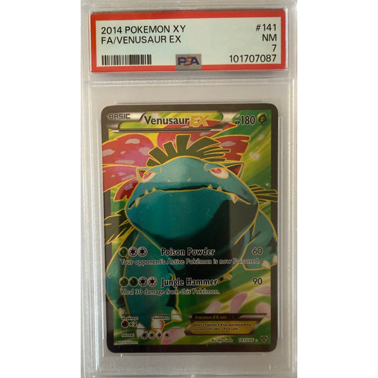 Venusaur EX (141 Full Art) - XY Base Set (XY) - PSA 7