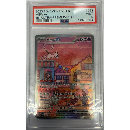 Mew ex - 053 - SV: Scarlet & Violet Promo Cards (SVP) - PSA 9