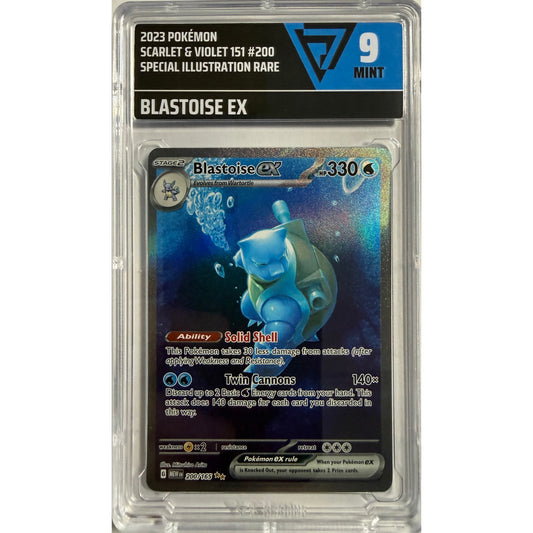 Blastoise ex - 200/165 - SV: Scarlet & Violet 151 (MEW) - VG 9