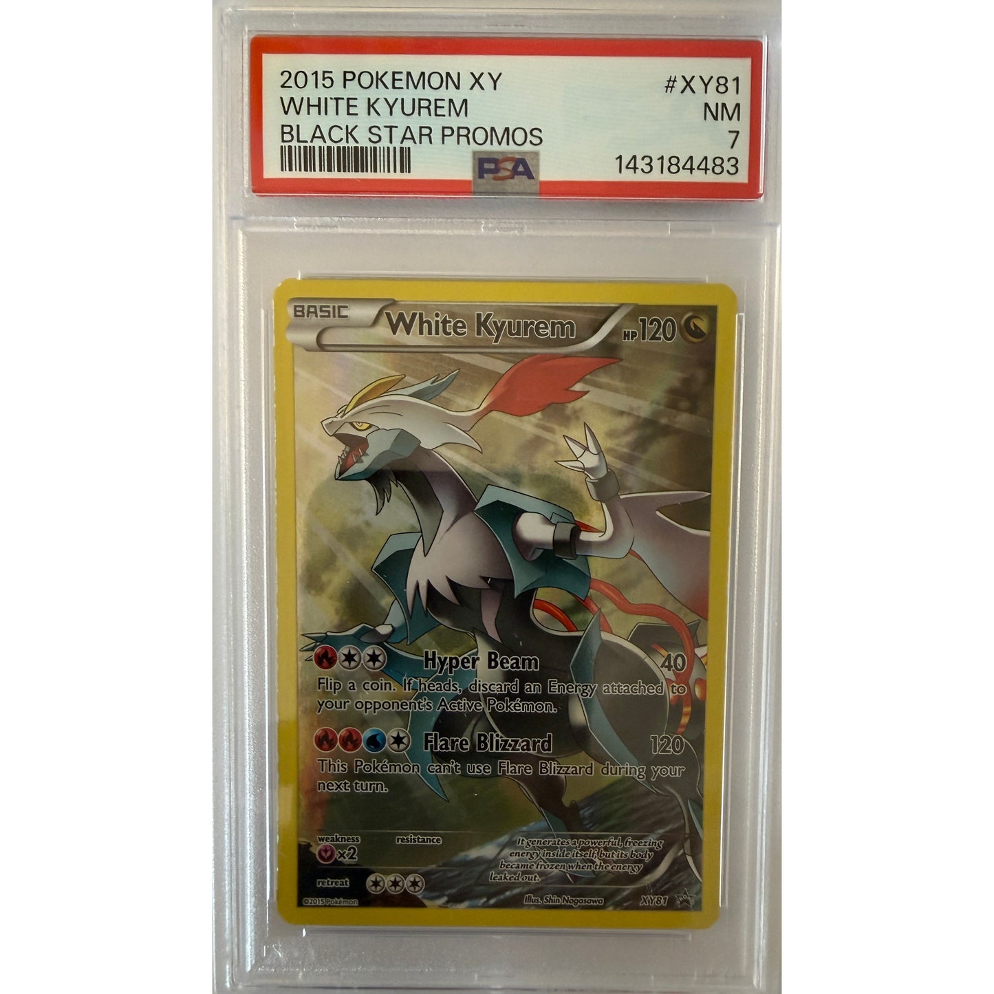 White Kyurem (Full Art Promo) - XY Promos (PR) - PSA 7