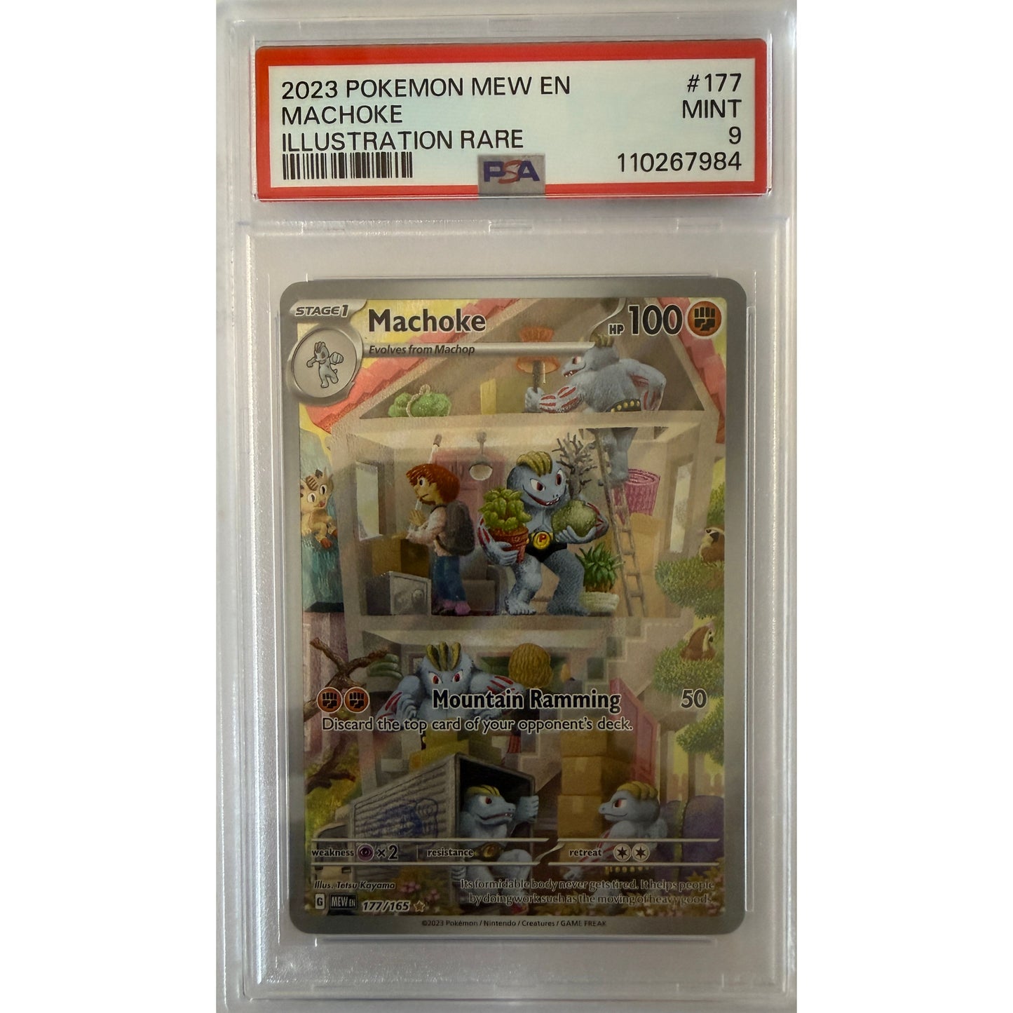 Machoke - 177/165 - SV: Scarlet & Violet 151 (MEW) - PSA 9
