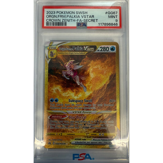 Origin Forme Palkia VSTAR (Secret) - Crown Zenith: Galarian Gallery (CRZ:GG) - PSA 9