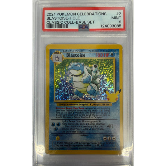 Blastoise - Celebrations: Classic Collection (CCC) - PSA 9