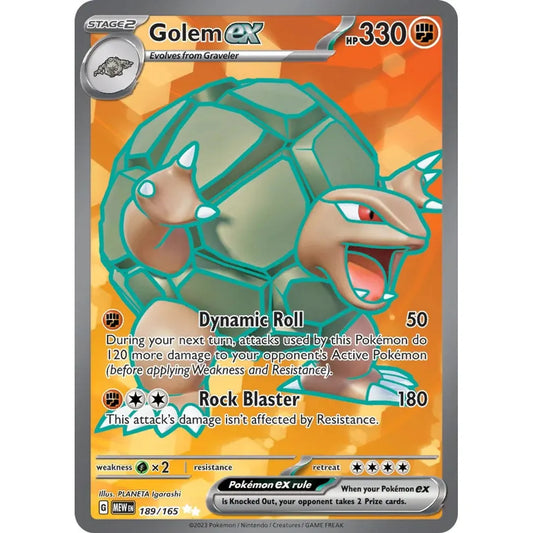 Golem ex - 189/165 - SV: Scarlet and Violet 151 (MEW)