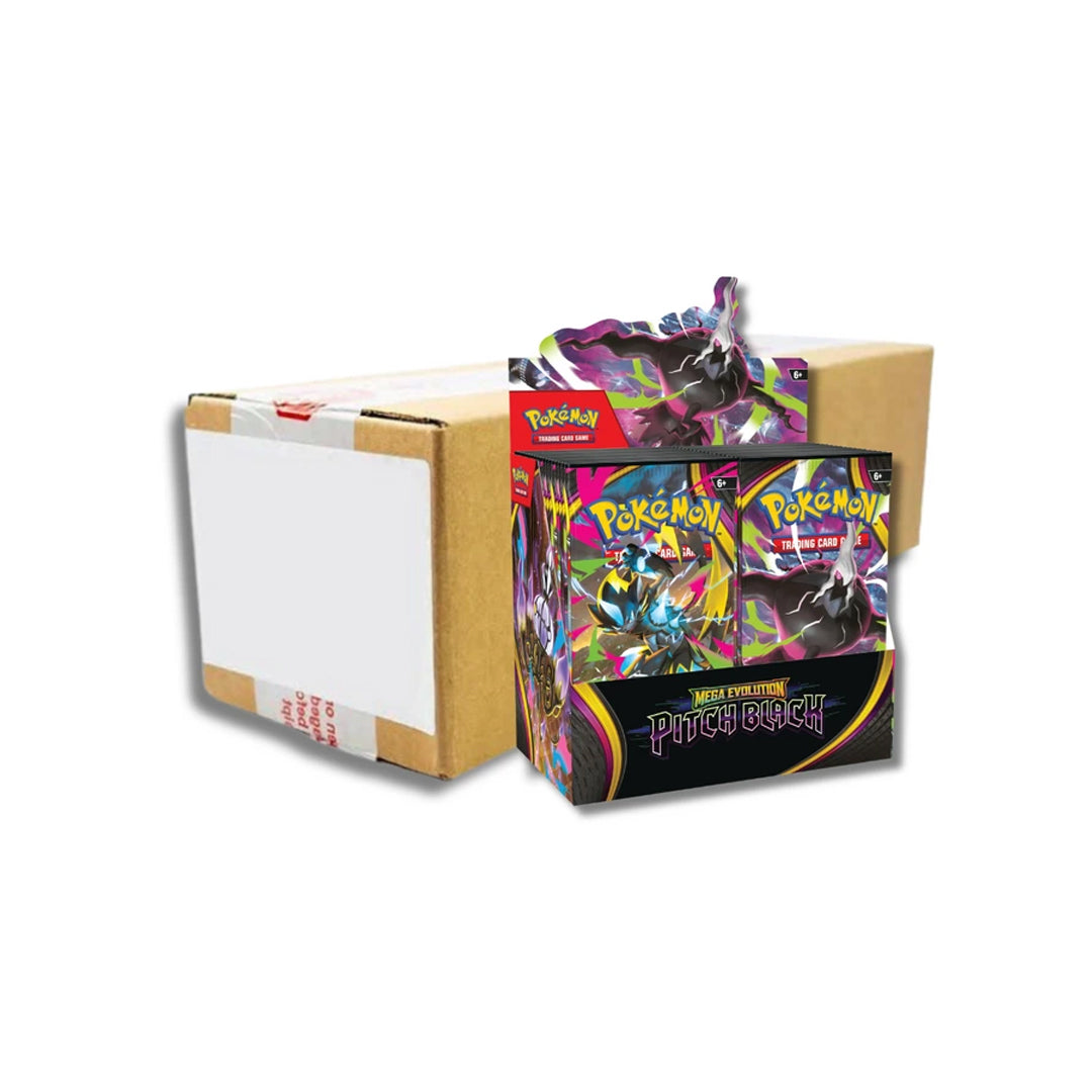 Pokémon TCG: Mega Evolution - Pitch Black  Booster Box Case (6x Booster Box)