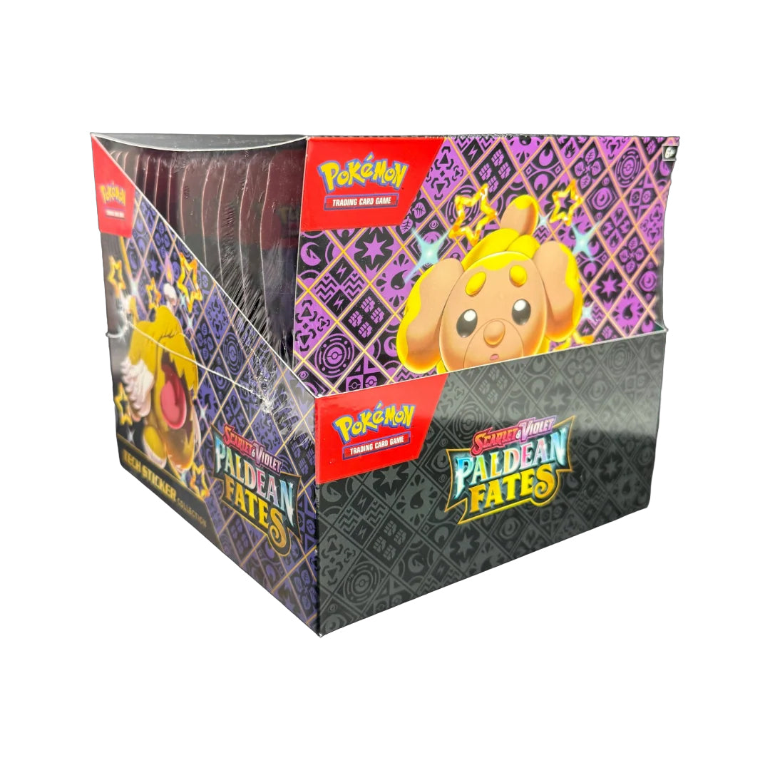 S&V Paldean Fates Tech Sticker Collection Display