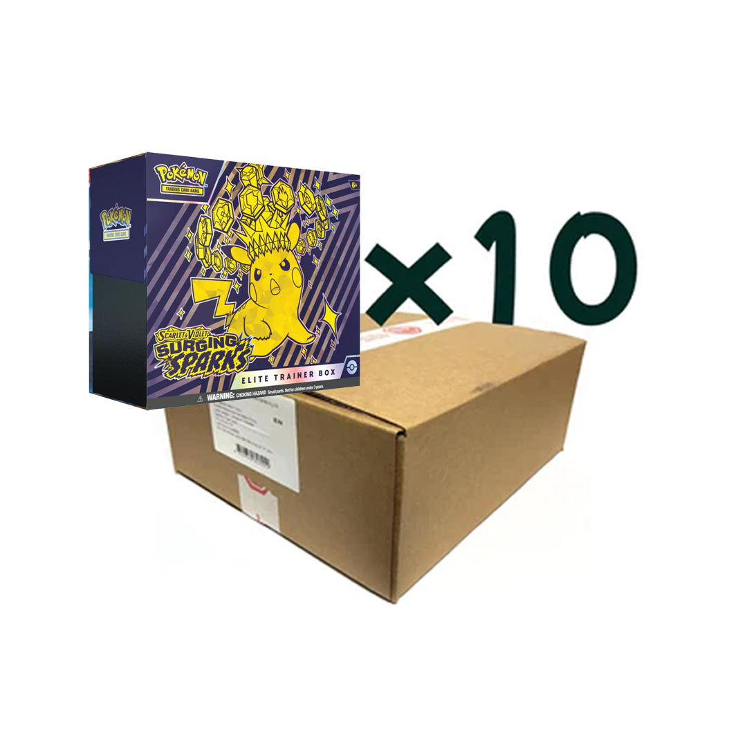Pokémon TCG: Surging Sparks - 10x Elite Trainer Box (Case)