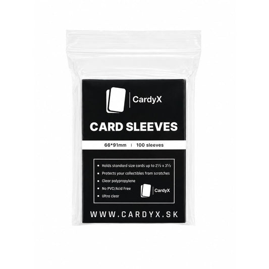 Obaly CardyX Sleeves - Regular Soft Card (100 ks - 66x91mm)