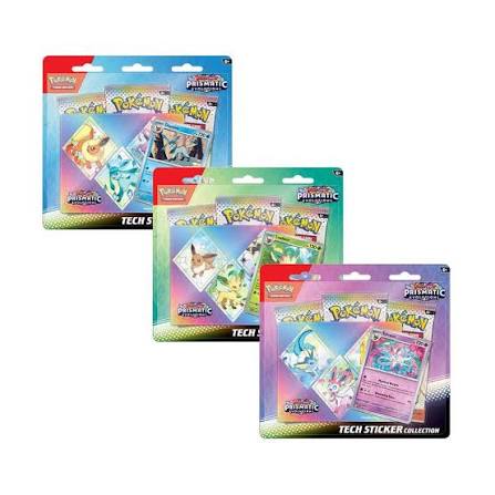 Pokémon TCG: Scarlet & Violet 8.5 - Prismatic Evolutions - Tech Sticker Collection