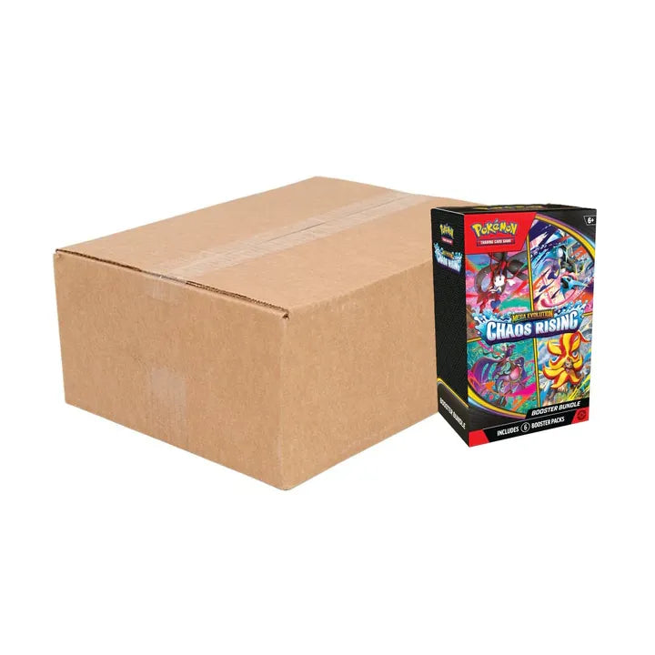 Pokémon TCG: Mega Evolution Chaos Rising Booster Bundle Box Case (25x Booster Bundle)