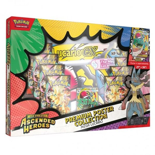 Pokémon TCG: Ascended Heroes Premium Poster Collection Mega Lucario