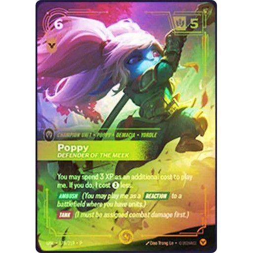 Poppy, Defender of the Meek - Riftbound Organized Play Promotional Cards (OPP)
