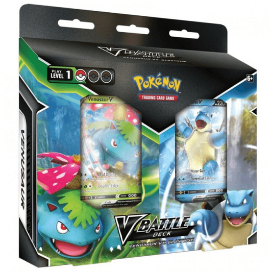 Pokémon TCG: V Battle Deck Bundle Venusaur vs. Blastoise