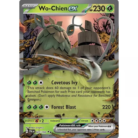 Wo-Chien ex - 027/193 - SV02: Paldea Evolved (SV02)